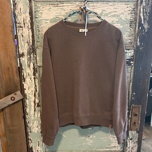 Tentree Brown Crewneck Sweatshirt